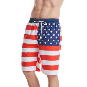 <b>Men's</b> Floral Print Board Shorts Mid Waist Quick Dry Drawstring Casual Swim <b>Trunks</b> with Pockets - Product Image 5