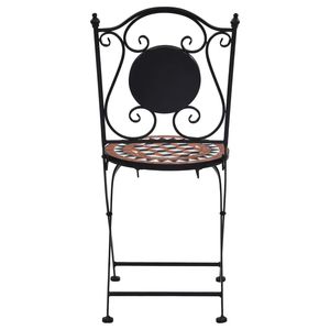 3 pezzi di piastrelle di ceramica in Terracotta mosaico bistrot Set di mobili da giardino - Product Image 6