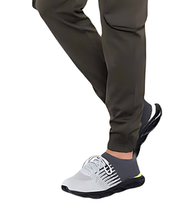 กางเกงขายาวลำลองผู้ชายทรงสบาย เอวสูง ผ้าแคนวาสยืดได้ น้ำหนักเบา ทรงตรง ไม่มีจีบ - Product Image 4