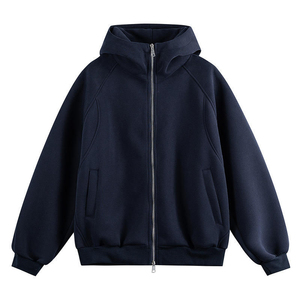 <b>Men's</b> Full Face Mask Hooded Sweatshirt Tactical Streetwear Oversized Hoodie with Zipper Plus Size Hoodies - Product Image 3