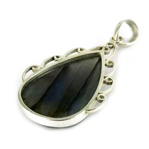 Bleu!! Labradorite pendentif en argent Sterling 925, bijoux en argent Sterling 925 - Product Image 3