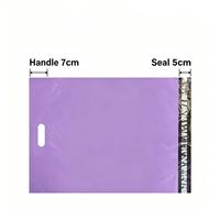 Enveloppe en polyéthylène durable en gros, sac d'expédition en plastique écologique, pochette d'expédition personnalisée avec poignée