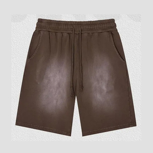 Nuevos Pantalones Cortos Casuales de Verano 2026 de Alta Calidad, 360-380 g/m², Lavado Ácido Personalizado, Estilo Vintage, 100% Algodón, para Hombre y Mujer, Ropa Urbana - Product Image 1