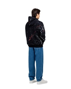 Sweats à capuche pour hommes personnalisés, cordon de serrage réglable, streetwear, 100% coton molletonné, pour sweats à capuche de couleur unie et d'extérieur - Product Image 2