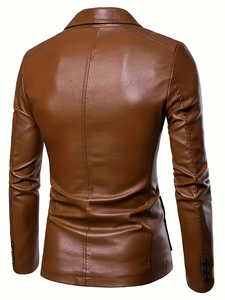 Custom Vintage Leather <b>Jacket</b> for Men Genuine Leather Motorcycle <b>Biker</b> <b>Jacket</b> Wholesale OEM ODM Manufacturing Factory - Product Image 3