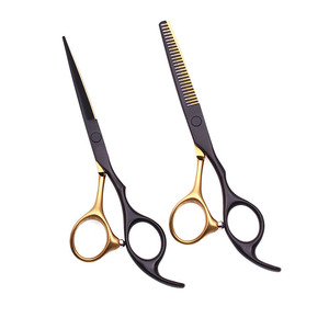 Juego de Tijeras Profesionales para Adelgazar el Cabello, Hoja Afilada de Acero Inoxidable, 30 Dientes, para Diestros, Mango Largo, Uso en Salón - Product Image 2