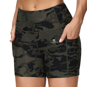 Shorts pour femmes, taille haute, 100% coton, vêtements de sport, respirants, décontractés, été, ceinture élastique réglable, streetwear, vente en ligne - Product Image 3