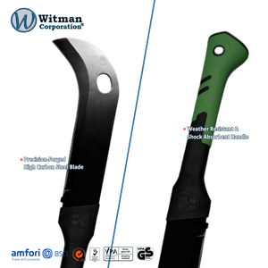 GETTA TOOLS M500 Industrial Grade Agriculture Tool Bush Sickle Billhook Brush Hook SK5 <b>Blade</b> <b>Sharpened</b> Edge Nylon Fiberglass TPR - Product Image 4