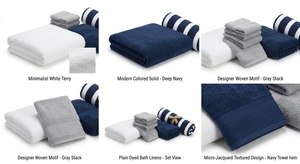 Serviettes de plage tissées de haute qualité en coton 100% dans toutes les tailles et couleurs - Product Image 1