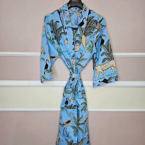 Colección Atractiva para Mujer: Kimono Largo de Seda, Vestido Tipo Pareo, Estilo Boho, para Playa, Verano, Vacaciones, Ropa Sexy para Resort, Venta al Por Mayor - Product Image 1