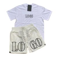 Ensemble T-shirt et short décontracté pour homme 2026 – Entièrement personnalisable, en coton respirant, coupe oversize et confortable