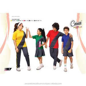 Ensemble de survêtement unisexe en polyester personnalisable pour écoliers, avec logo sur mesure, personnalisation complète, en stock - Product Image 3