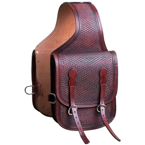 Alforjas de Cuero Estilo Western, Alforja Doble para Montar a Caballo, Alforja de Cuero Genuino Hecha a Mano de Primera Calidad para Equitación y Senderismo - Product Image 1