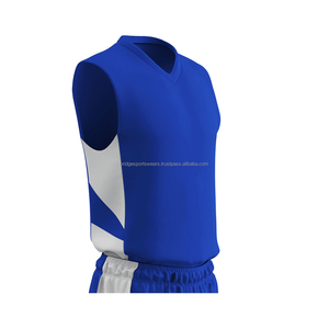 Ensemble d'uniformes de basket-ball personnalisés pour hommes, sans manches, imprimés, respirants, pour l'été, vêtements d'équipe - Product Image 4