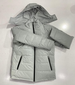 เสื้อแจ็คเก็ตขนเป็ดมีฮู้ดสำหรับผู้ชาย,เสื้อแจ็คเก็ตบุนวมสะท้อนแสงน้ำหนักมาก - Product Image 1