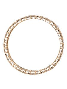 Gold Plated Alloy Cuff <b>Bracelet</b> With <b>Crystal</b> Rhinestone Channel Setting Classic Women's Wedding Jewelry - Product Image 2