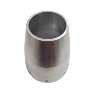 Carcasa de aluminio cónica CNC personalizada, tapa/Adaptador de extremo roscado de precisión, sistemas de detección de líquidos industriales, servicios de mecanizado - Product Image 1