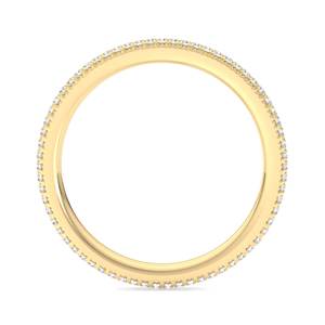 Anillo de oro rosa, oro blanco y oro amarillo de primera calidad, certificado por IGI, con diamante de corte brillante redondo, joyería fina, anillo de compromiso. - Product Image 6