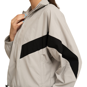 Chaqueta Cortavientos Urbana para Mujer, Ligera, Resistente al Viento y al Agua, con Capucha, Informal, para Exteriores, Moda Urbana, OEM ODM - Product Image 5