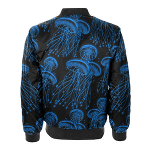 Customizable Unisex Bomber <b>Jacket</b> Windproof <b>Lightweight</b> Custom Logo Colors Fashion Casual Outerwear Wholesale OEM/ODM Available - Product Image 2