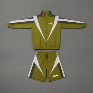 Conjunto Cortavientos de Chándal Estilo Urbano con Pantalones Cortos, de Poliéster, con Cremallera, Oversize, 2026 - Product Image 6