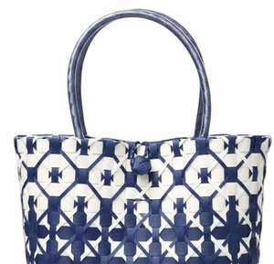 Fashion Forward Geometric Tone Woven Plastic Strip Handmade <b>Bag</b> And Handbag Durable <b>Ladies</b> Casual <b>Shopping</b> Tote <b>Bag</b> OEM - Product Image 3