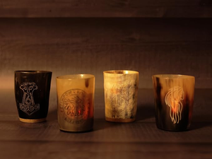 Luxury Eco-Friendly Natural Crafts Polished Antique Buffalo Horn <b>Shot</b> <b>Glass</b> <b>Set</b> Handmade Whiskey Tequila Tasting Cups Home Bar - Product Image 5