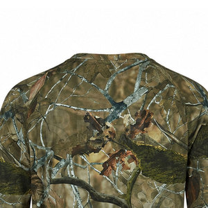 Camisas de Caza Duraderas de Manga Larga para Hombre RICSA, Tela Elástica de Poliéster/Algodón, Transpirable, de Secado Rápido, Ecológica y Ligera - Product Image 5