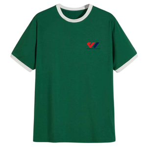 Camiseta Azul con Cuello Redondo y Manga Corta para Hombre, Camiseta Estampada Informal, Estilo Urbano, Camiseta Ligera, Moda Sostenible - Product Image 6