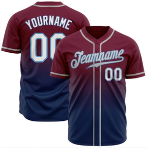 NOUVEAU Maillot de baseball pour homme, design 2026, prix abordable, couleur unie, taille personnalisée, sublimation, uniforme - Product Image 1