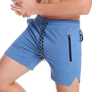 Pantalones Cortos Deportivos para Hombre, Estilo Urbano, Transpirables, Impermeables, Ecológicos, de Secado Rápido, con Estampado por Transferencia Térmica, de Lana, Sólidos - Product Image 2