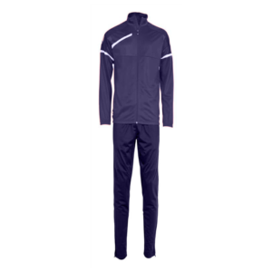 Ensemble de survêtement pour homme, couleur noire, blocs de couleur, veste coupe-vent en polyester à manches longues, pantalon, adulte, toutes saisons - Product Image 2