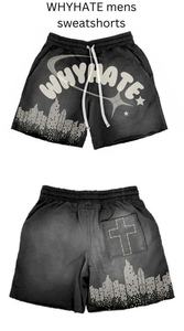 Pantalones Cortos de Algodón 100% con Dobladillo sin Rematar, Lavado Ácido Vintage, de Felpa Francesa, para Hombre, Estilo Urbano Liso - Product Image 6