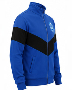 Custom OEM Winter Standard Fleece Windproof Anti-Bacterial Bomber <b>Jackets</b> Zeta Phi Beta Windbreaker Greek Sorority V-neck Hooded - Product Image 4