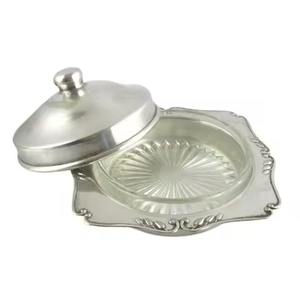 Boîte à beurre en acier inoxydable avec couvercle, pour table de salle à manger - Product Image 3