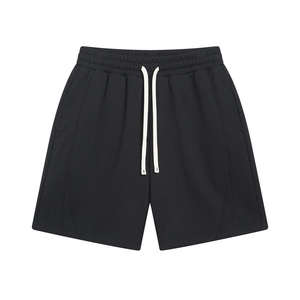 Pantalones Cortos de Verano para Hombre, Premium, 100% Algodón, Transpirables, de Secado Rápido, con Cordón Elástico, Estilo Urbano, Color Sólido - Product Image 1