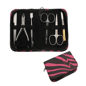 Kit de manucure et pédicure, coffret blanc de 7 pièces, belle boîte en cuir artificiel, qualité supérieure - Product Image 3