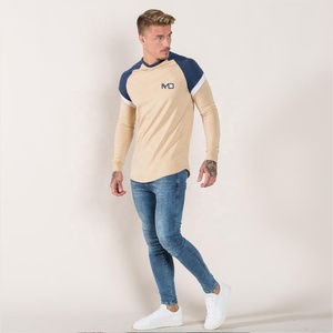 เสื้อยืดแขนยาวผู้ชายคุณภาพสูง โพลีเอสเตอร์/คอตตอน ดีไซน์เรียบง่าย สวมใส่สบาย ระบายอากาศได้ดี - Product Image 4