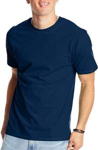 T-shirt surdimensionné personnalisé pour homme 100 % coton peigné respirant séchage rapide manches courtes décontracté grandes tailles coupe ample - Product Image 2