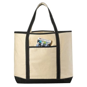 Customized High Quality Extra <b>Large</b> Canvas Tote Beach <b>Bag</b> <b>with</b> Stylish Letter Pattern Design and Rope Handle - Product Image 6