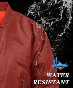 เสื้อแจ็คเก็ตบอมเบอร์ผู้ชายแบบกำหนดเอง บริการ OEM ออกแบบเสื้อแจ็คเก็ตบอมเบอร์เรียบง่ายสำหรับผู้ชาย เสื้อแจ็คเก็ตบอมเบอร์ทันสมัยแบบกำหนดเอง - Product Image 3