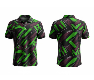 Dye Sublimation Polo Shirt for Sports and Casual Wear Manufacturer Supplier Durable Stitching for Men Women Youth Quick-Dry - Product Image 1