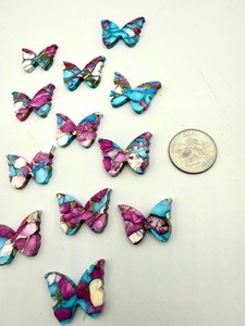 Cabujones sueltos minimalistas con forma de mariposa dalia, piedras preciosas para la fabricación de joyas, venta al por mayor, certificados por terceros. - Product Image 6