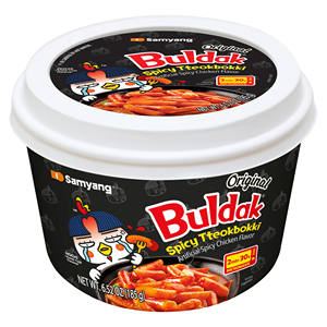 Proveedor Directo al por Mayor de Samyang Topokki Bowl Original, Pollo Picante, Tamaño Grande 16 x 185g, Servicio OEM/ODM para Compradores Globales - Product Image 1