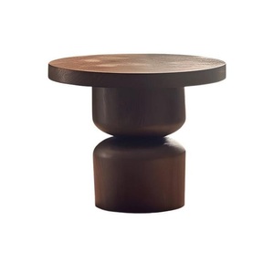 Table basse moderne en bois avec design emboîtable, mobilier de salon minimaliste, base en bois massif faite à la main, décoration de table basse - Product Image 3