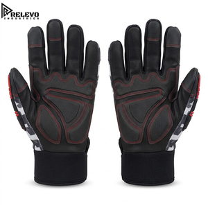 ถุงมือทำงาน OEM ลายพรางดิจิตอลและสีแดง ป้องกันแรงกระแทก อุปกรณ์นิรภัยสำหรับงานหนัก ช่างยนต์ คลังสินค้า และงานทั่วไป - Product Image 3