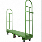 U-Boat Stainless Steel <b>Trolley</b> High-End Stockmate Cart Narrow Aisle Double-End <b>Platform</b> Truck for Restocking Stamping 300kg Load - Product Image 3
