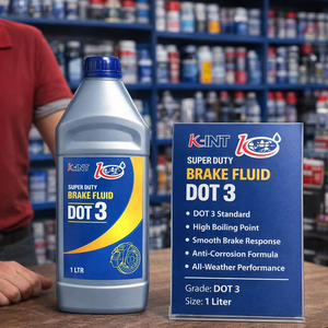 Suministro al por Mayor de Líquido de Frenos Hidráulico DOT 3, 1 Litro, Calidad Premium [Material] Duradero, OEM, ODM, Logotipo Personalizado, Proveedor de Fábrica al por Mayor - Product Image 1