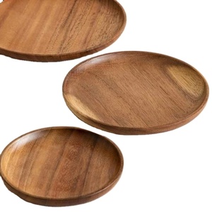 Assiette à salade en bois résistante plateau de service boîte en pin thème amour bateau ovale bonbons biscuits nourriture fruits décoration de la maison cadeau - Product Image 3