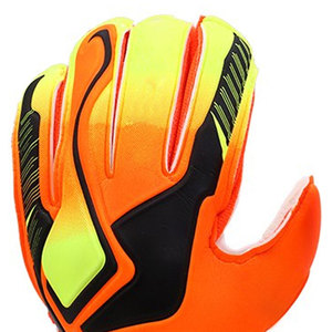 Gants de gardien de but de football, doigts entiers, antidérapants, respirants, sangle de poignet réglable, unisexe, matériau PU, impression silicone - Product Image 3